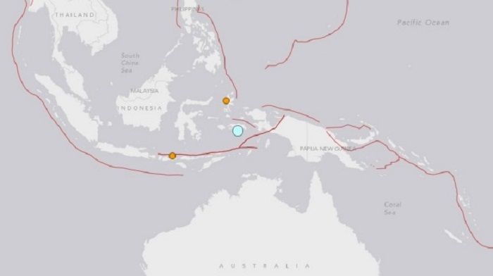 Earthquake of 7.1 magnitude off Indonesia`s Ambon island